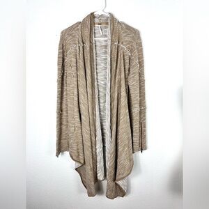 Free People Chunky Knit In The Loop Cardigan Sweater Cascade Open Front size S